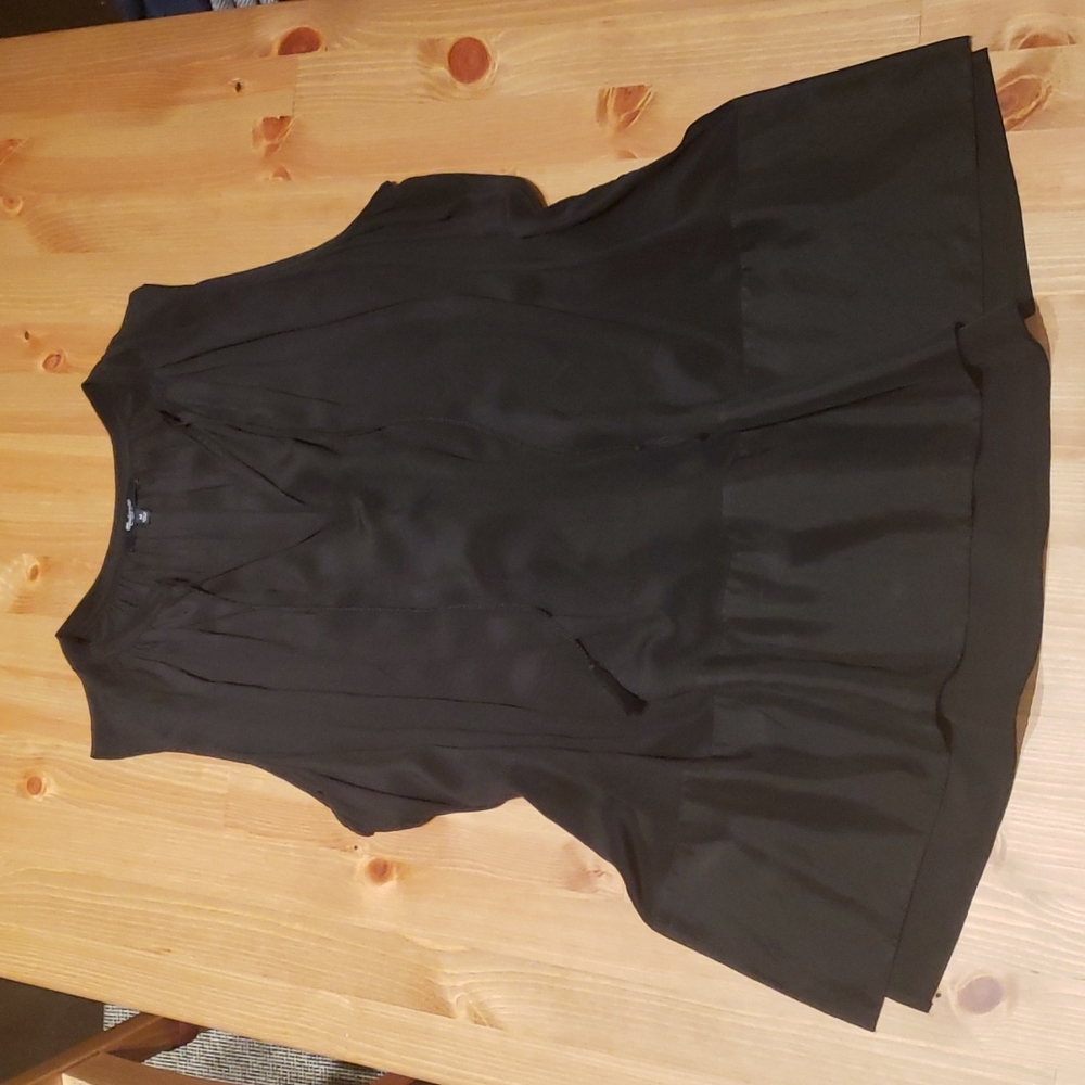 Madewell black Silk blouse